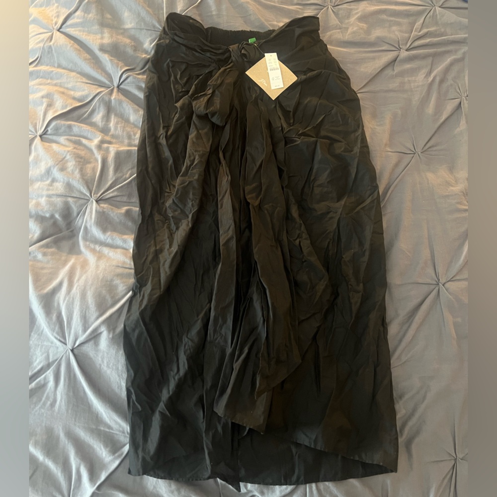J. Crew Black Sarong Size M - NWT